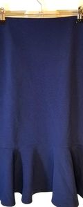 NWT Apt 9 Navy Tummy Control Tulip Skirt L